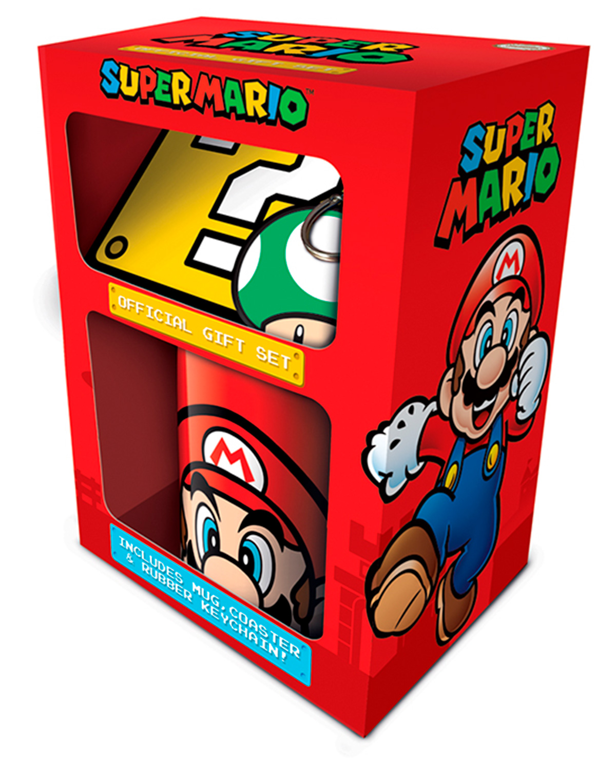 SET DE TAZA Y PORTAVASOS MARIO BROS - Image 2