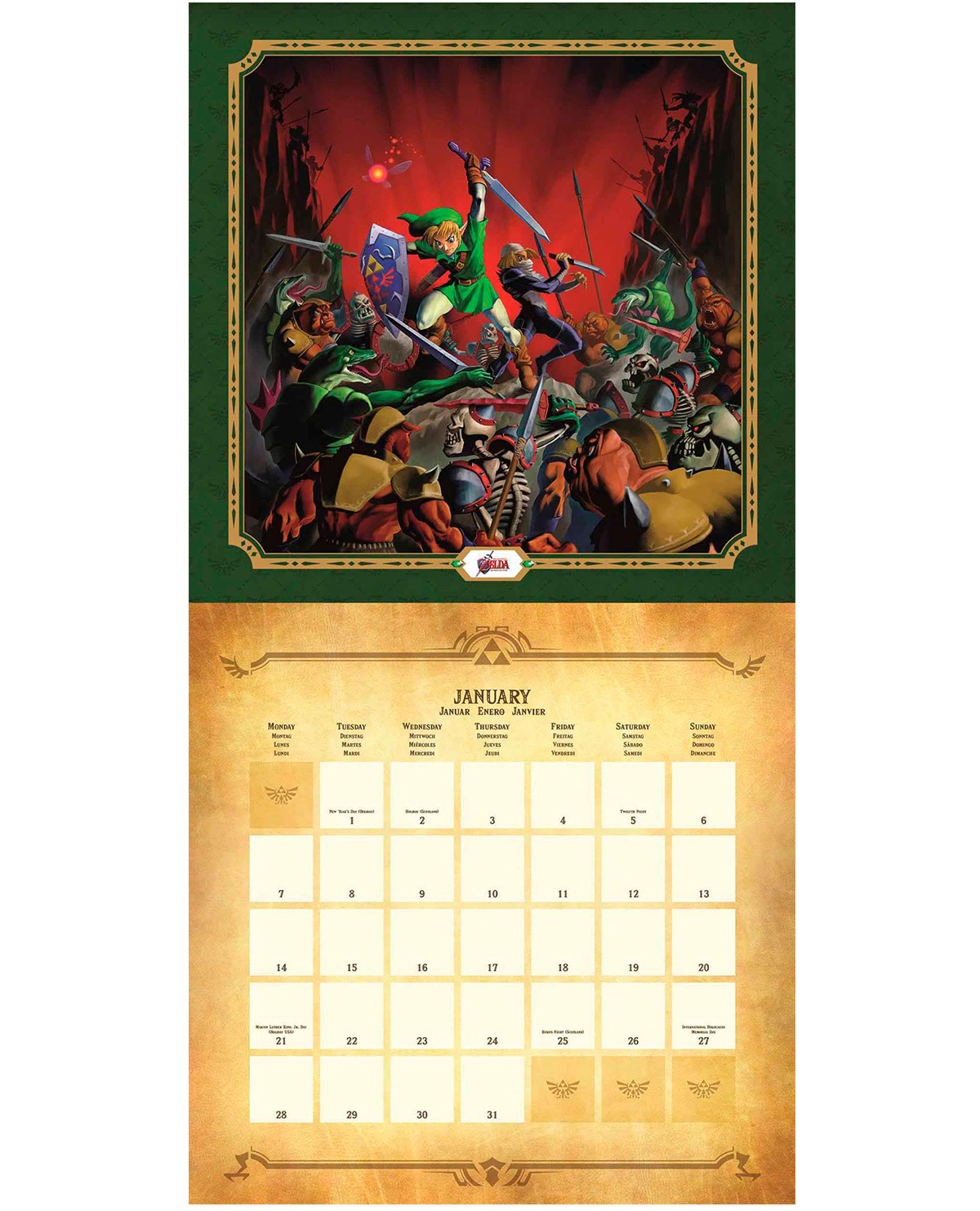 CALENDARIO 2019 THE LEGEND OF ZELDA - Image 2