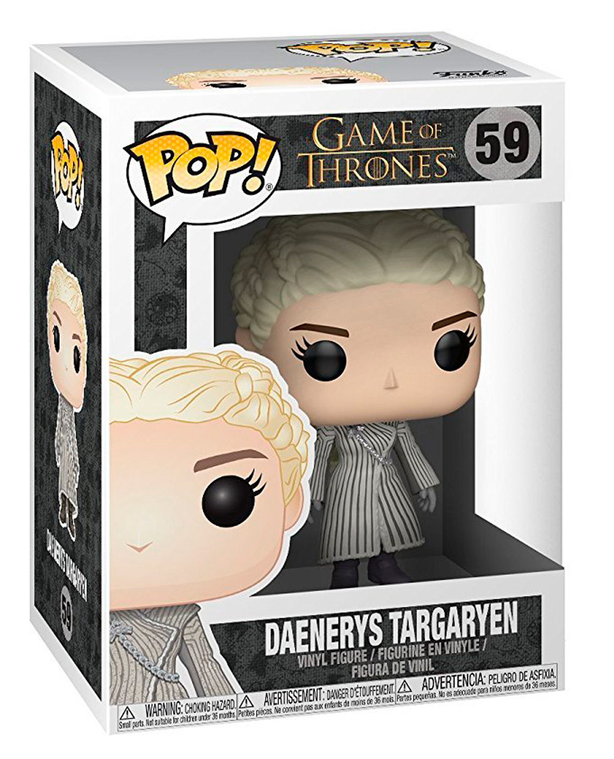 FIGURA POP GAME OF THRONES DAENERYS WHITE COAT - Image 2