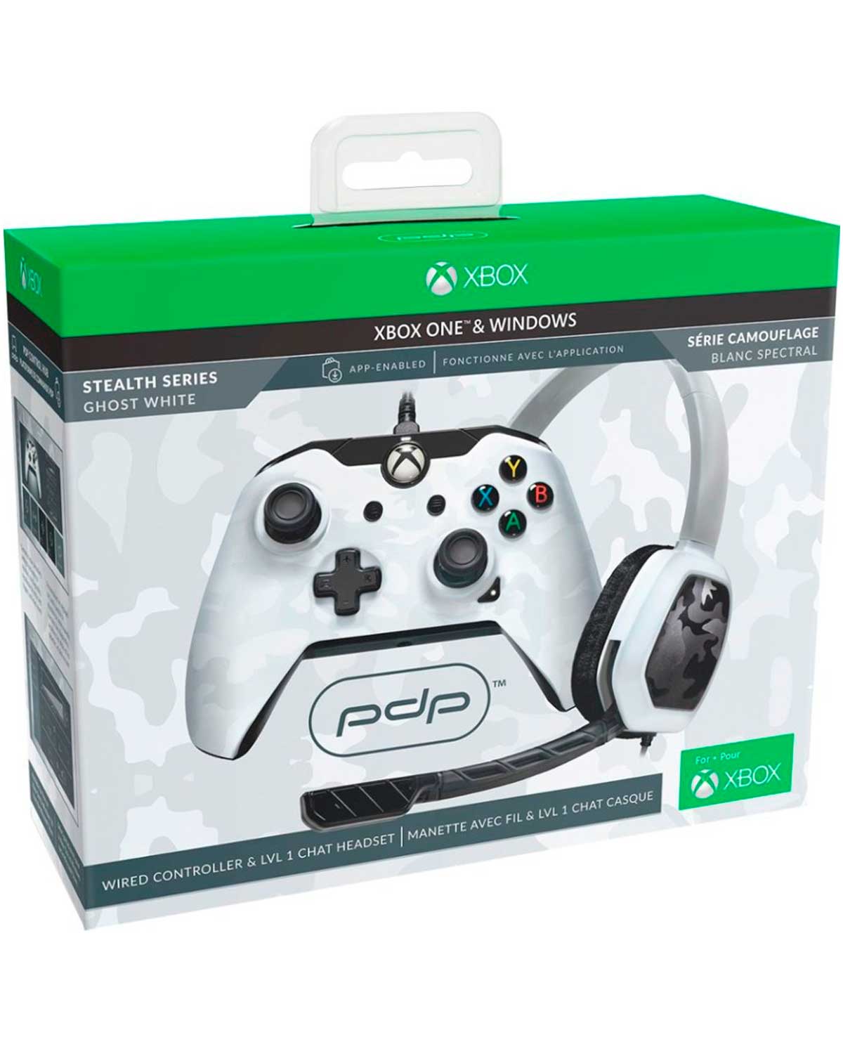 KIT CONTROL ALAMBRICO PDP XONE Y HEADSET LVL1 CAMO - Image 2