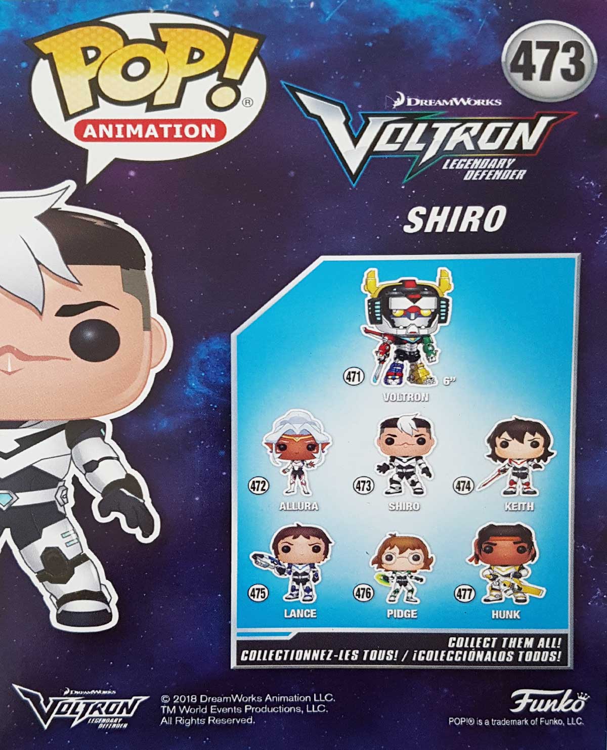 FIGURA POP VOLTRON SHIRO - Image 3
