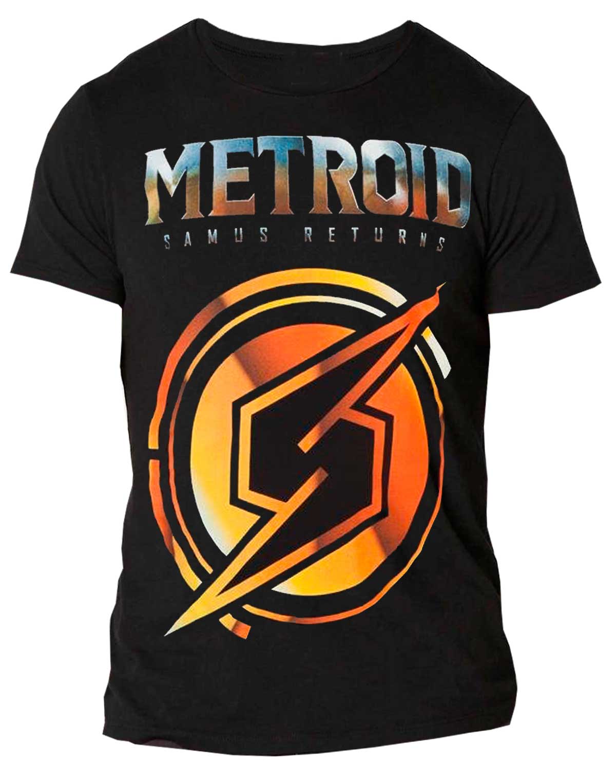 PLAYERA METROID NEGRA CHICA