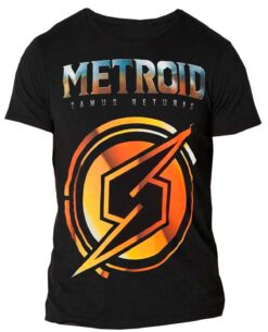 PLAYERA METROID NEGRA GRANDE