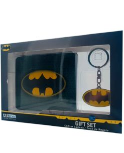 PAQUETE CARTERA Y LLAVERO BATMAN