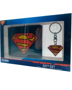 PAQUETE CARTERA Y LLAVERO SUPERMAN