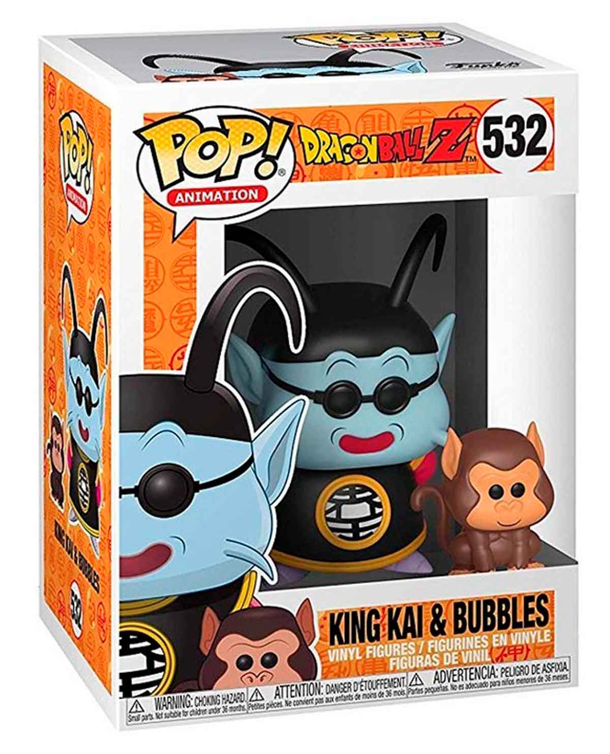 FIGURA POP DRAGON BALL Z KING KAI Y BUBBLES - Image 2