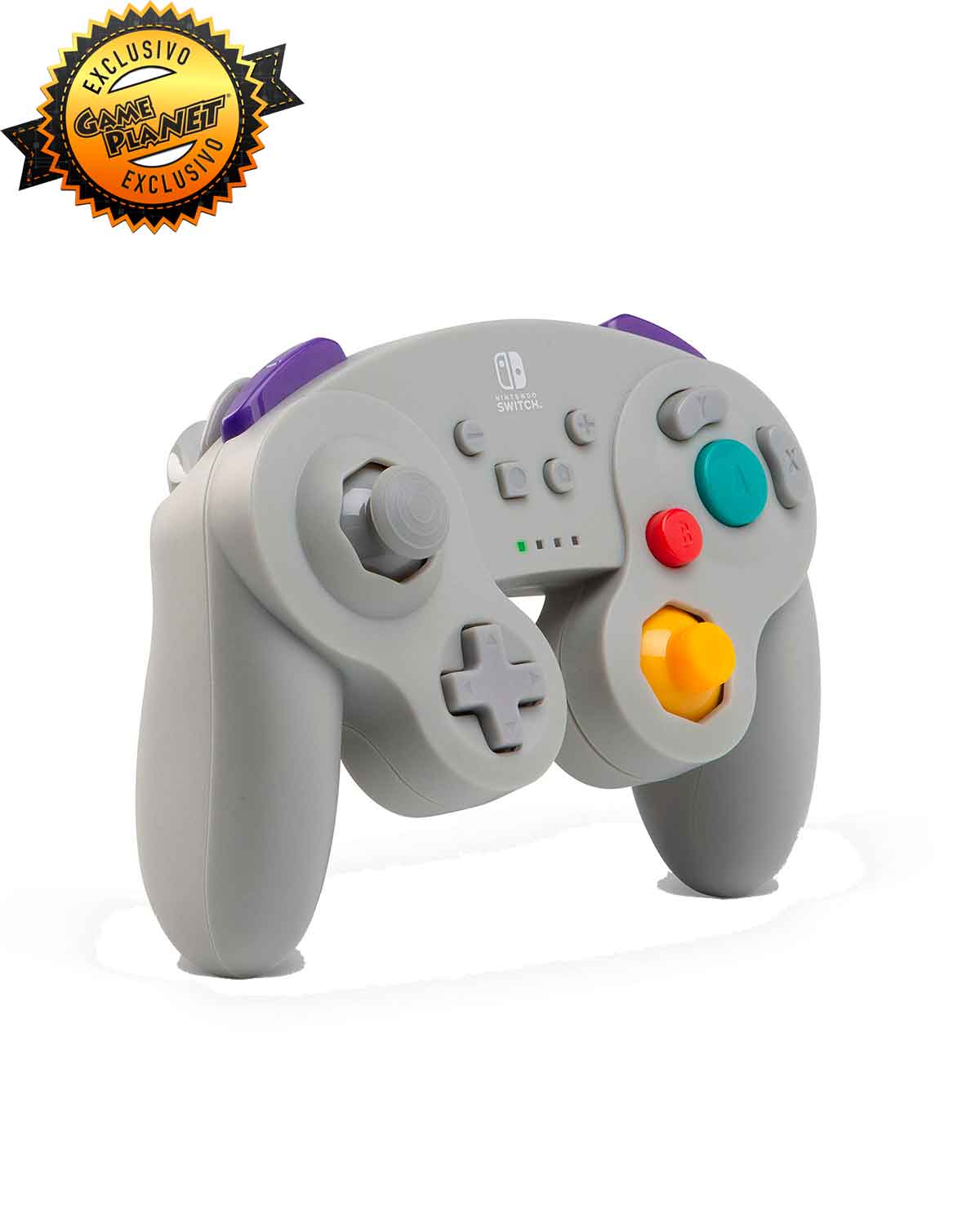 CONTROL NINTENDO SWITCH INALAMBRICO POWER A GAMECUBE GRIS EXCLUSIVO GAMEPLANET - Image 3