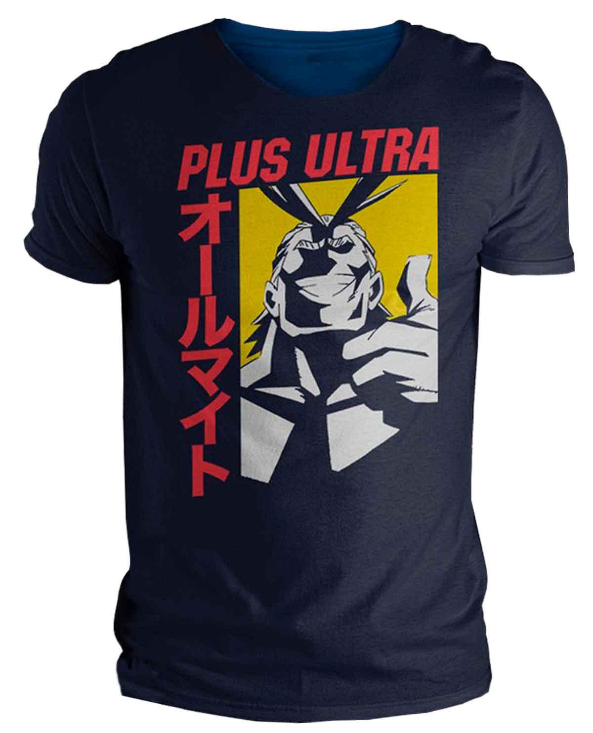 PLAYERA MY HERO ACADEMIA PLUS ULTRA AZUL CHICA