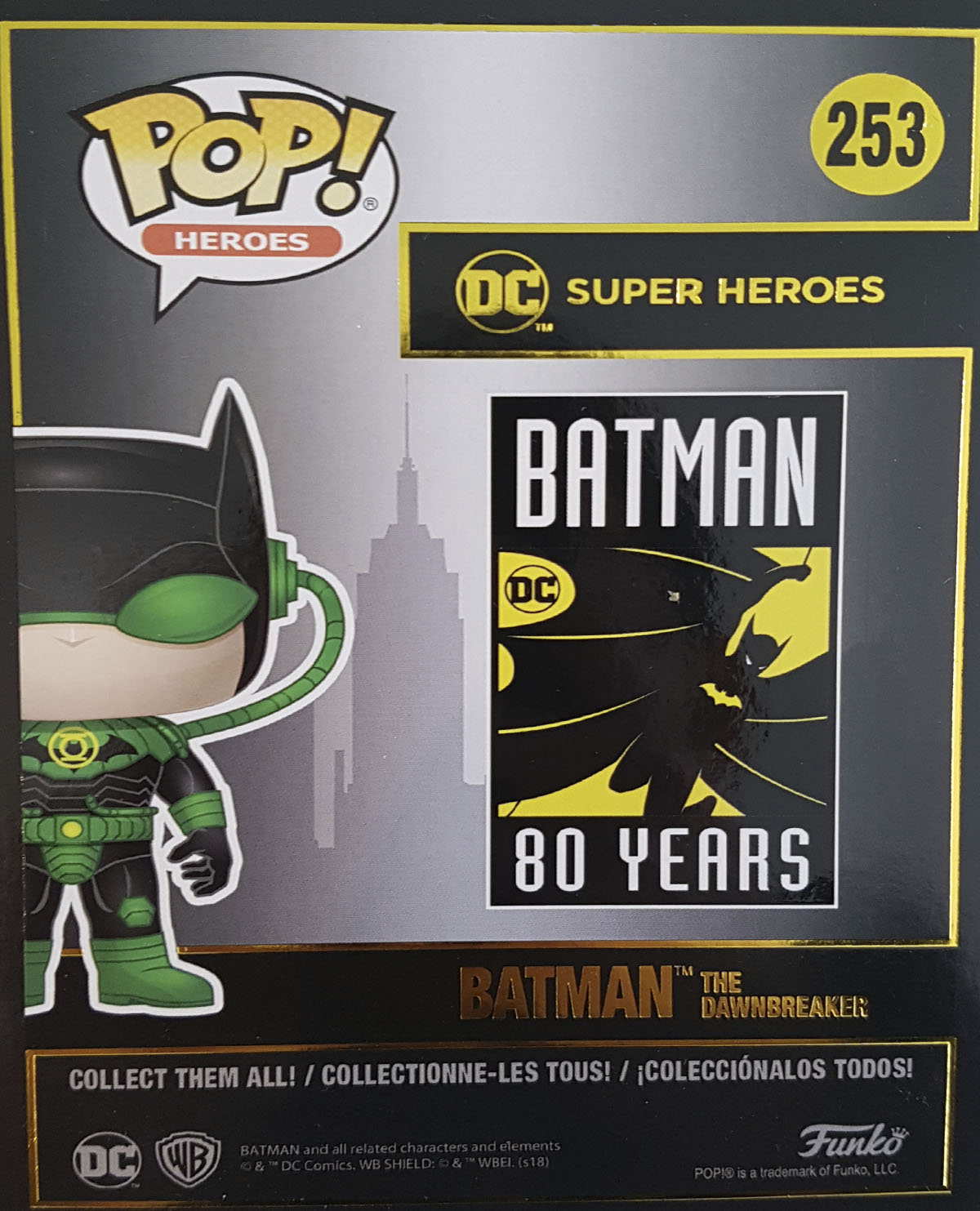 FIGURA POP BATMAN 80 ANIVERSARIO THE DAWNBREAKER EXCLUSIVO GAMEPLANET - Image 2