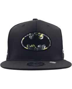 GORRA SNAPBACK BATMAN 80 ANIVERSARIO LOGO NEGRA