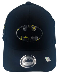 GORRA CLASICA BATMAN 80 ANIVERSARIO LOGO NEGRA