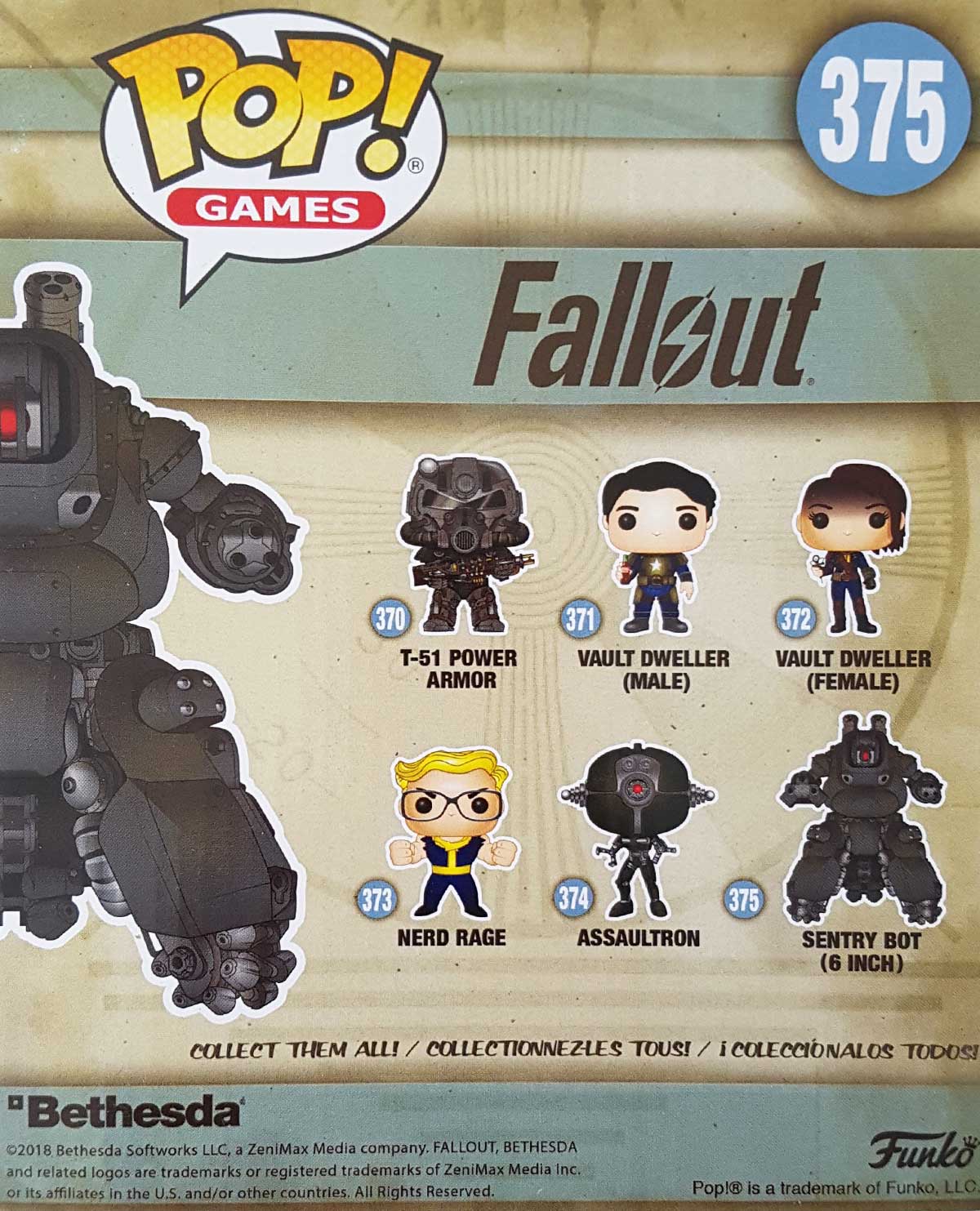 funko pop ! fallout sentry bot フォールアウト Funko POP ! セントリーボットが届きました : Fallout4⚡情報局