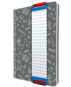 LIBRETA LEGO CON BANDA GRIS