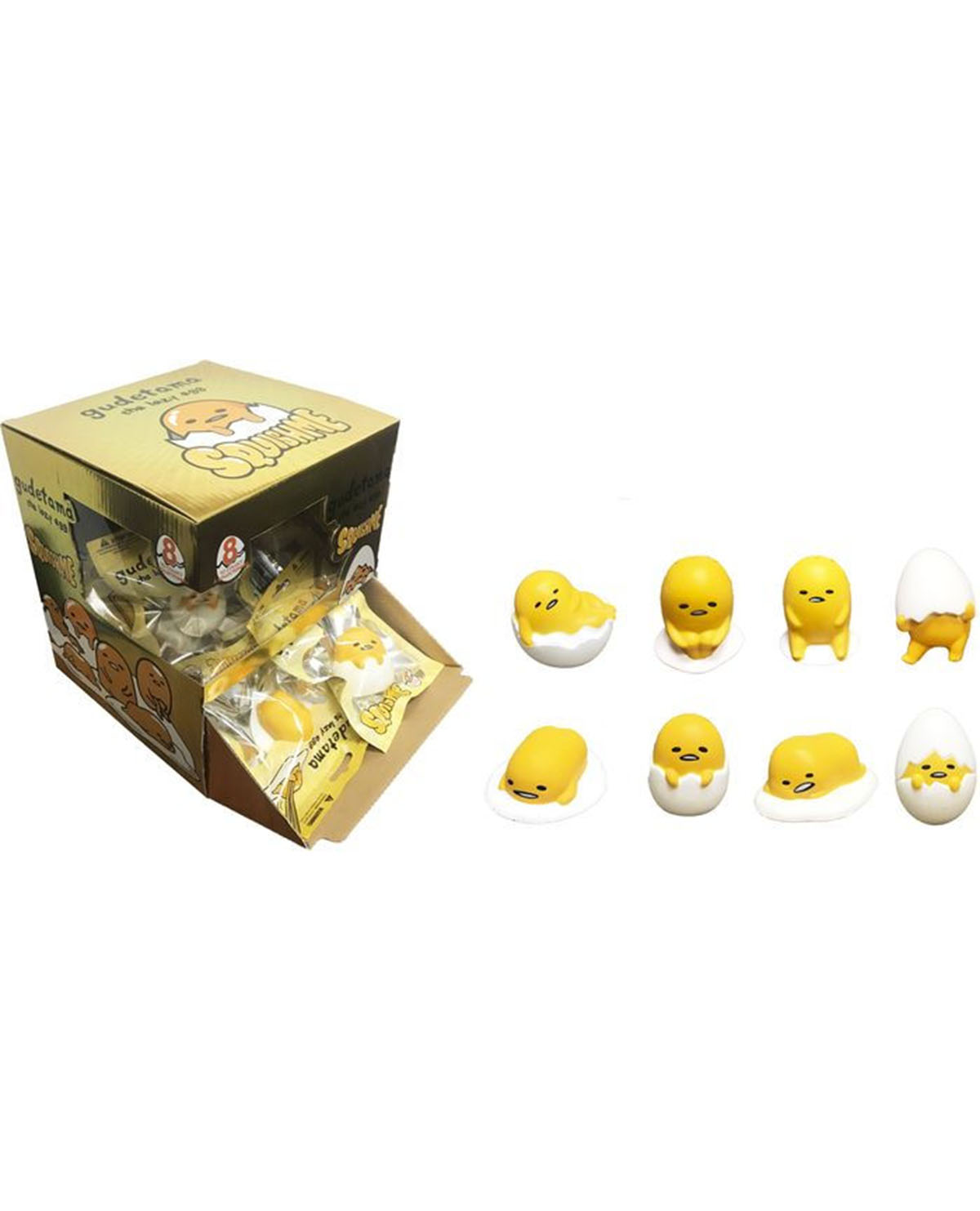 FIGURA ANTIESTRES MISTERIOSA GUDETAMA THE LAZY EGG