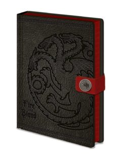 LIBRETA PREMIUM GAME OF THRONES TARGARYEN NEGRA