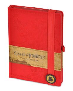 LIBRETA PREMIUM GAME OF THRONES CASA LANNISTER ROJA