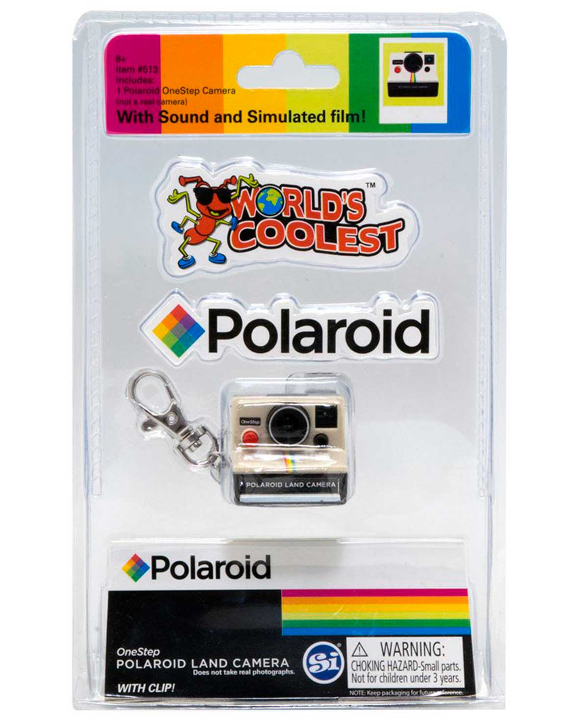 LLAVERO WORLDS SMALLEST CAMARA POLAROID