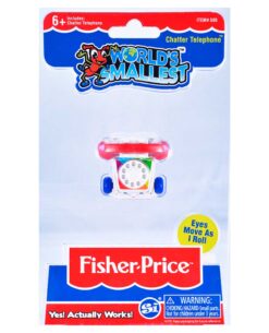 FIGURA WORLDS SMALLEST FISHER PRICE CHATTER TELEPHONE