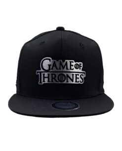 GORRA SNAPBACK GAME OF THRONES LOGO NEGRA