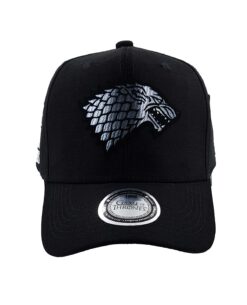 GORRA CLASICA GAME OF THRONES  CASA STARK NEGRA