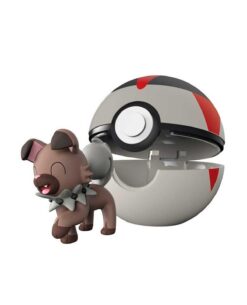 FIGURA POKEMON CLIP N GO TIMER BALL Y ROCKRUFF