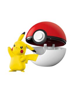 FIGURA POKEMON CLIP N GO POKE BALL Y PIKACHU