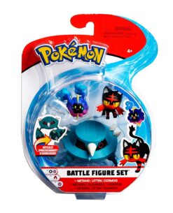 SET FIGURAS DE BATALLA  POKEMON LITTEN COSMOG Y METANG - Image 2