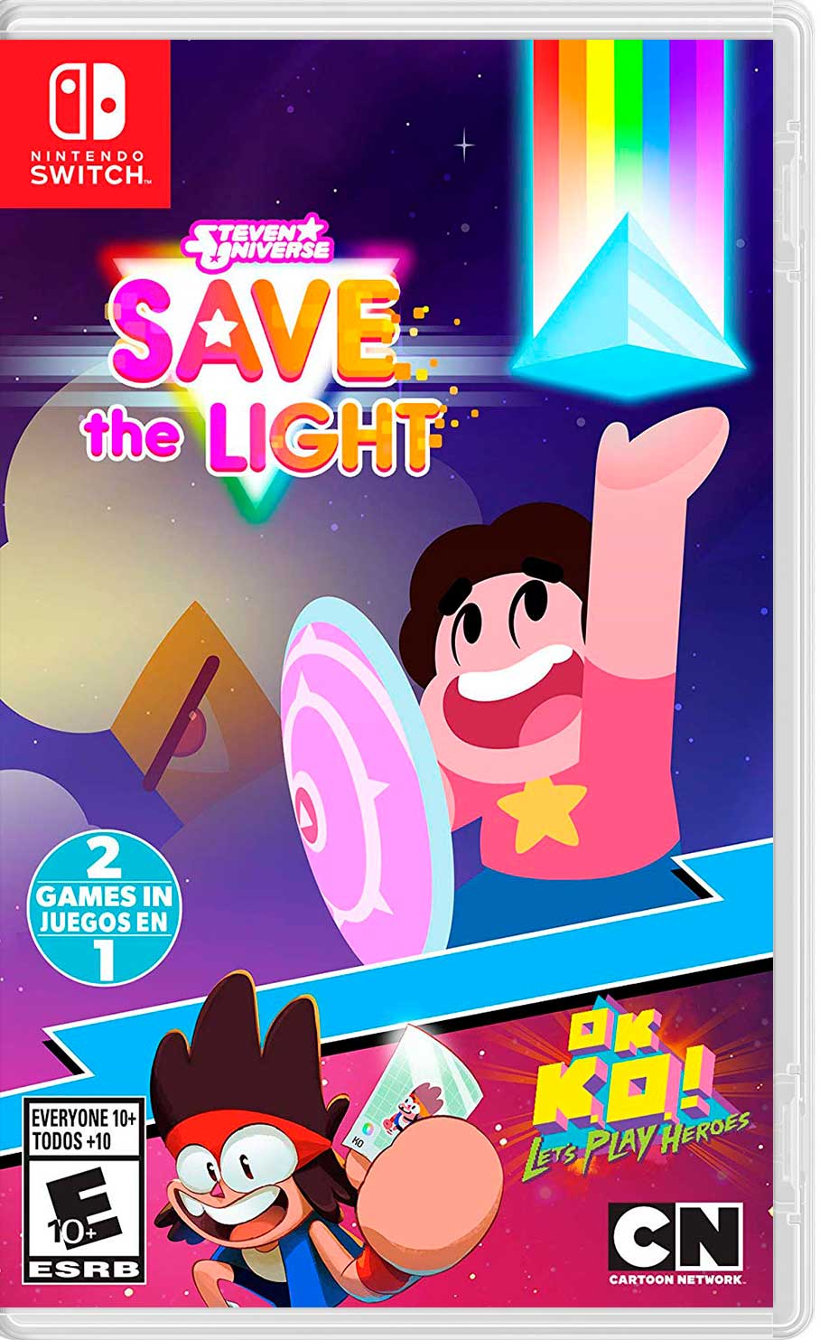 STEVEN UNIVERSE SAVE THE LIGHT AND OK KO LETS PLAY HEROES