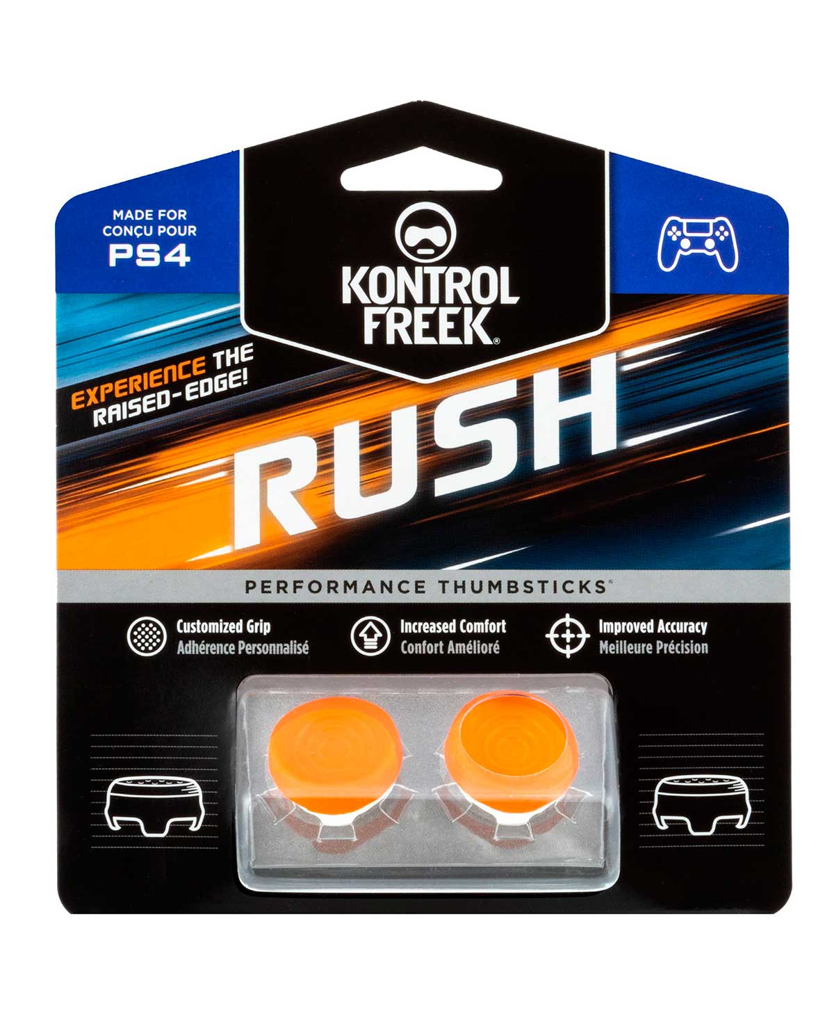 PROTECTORES DE GOMA PARA JOYSTICK CONTROL PLAYSTATION 4 RUSH