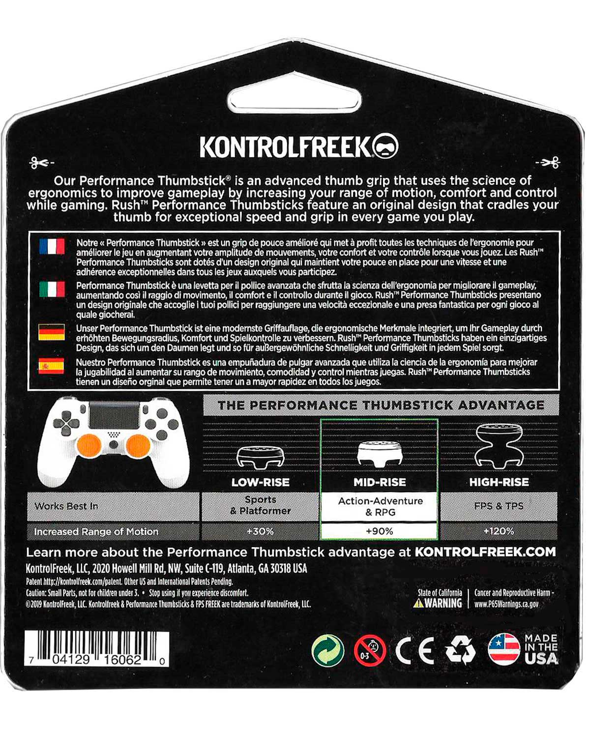 PROTECTORES DE GOMA PARA JOYSTICK CONTROL PLAYSTATION 4 RUSH - Image 4