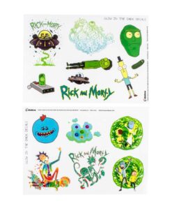 CALCOMANIAS RICK AND MORTY