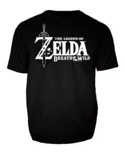 PLAYERA THE LEGEND OF ZELDA LOGO NEGRA GRANDE