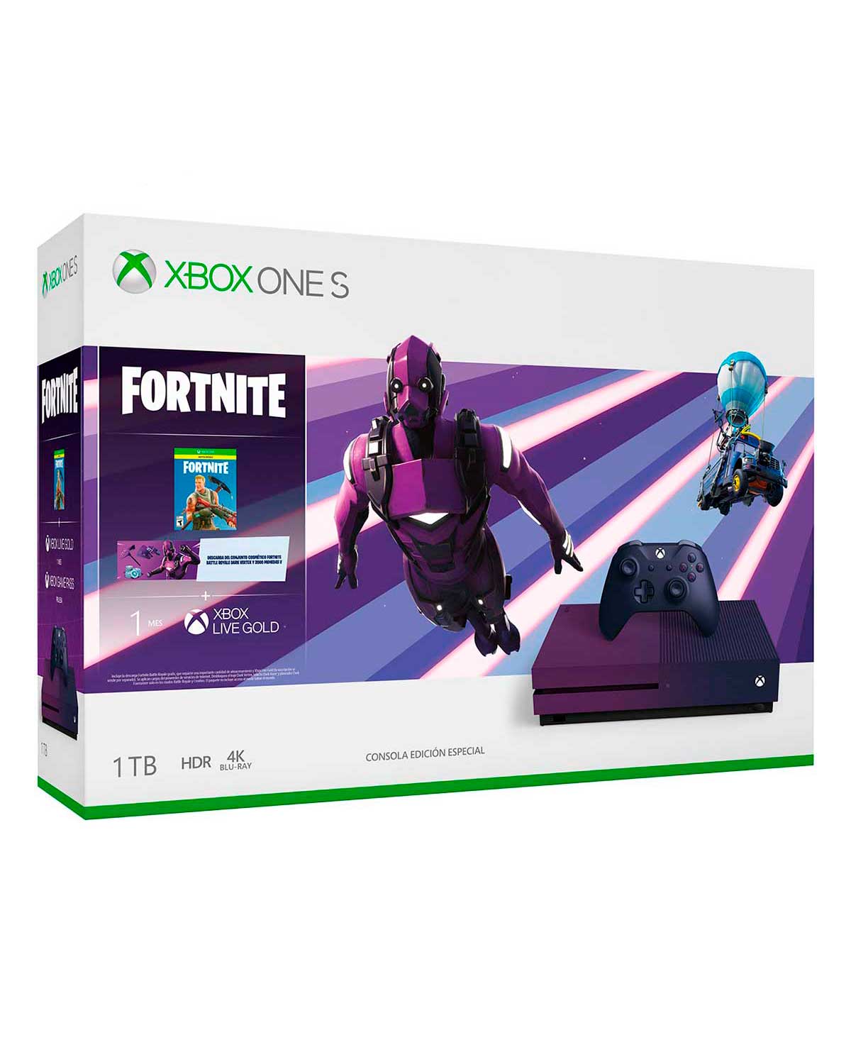 CONSOLA XBOX ONE S 1TB FORTNITE EDICION LIMITADA