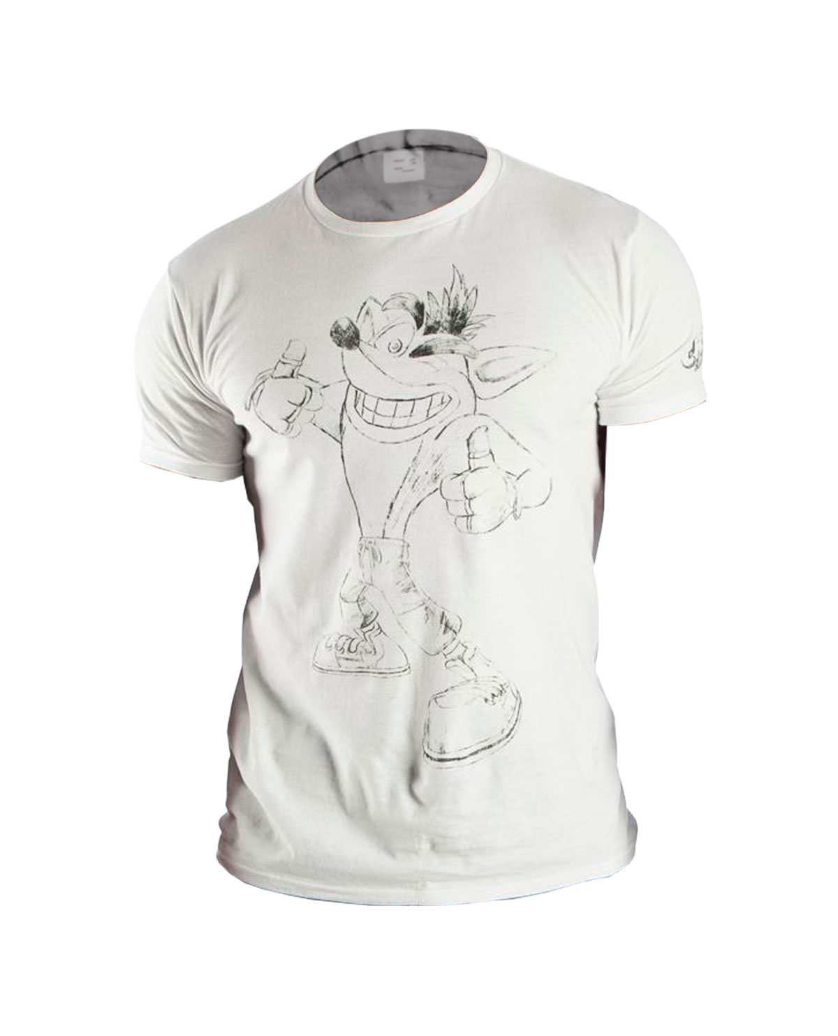 PLAYERA CRASH BANDICOOT CRASH SHADE BLANCA CHICA