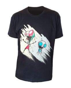 PLAYERA INVASOR ZIM Y GIR NEGRA MEDIANA