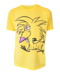 PLAYERA LOS CASTORES CASCARRABIAS NORBERT AMARILLA GRANDE