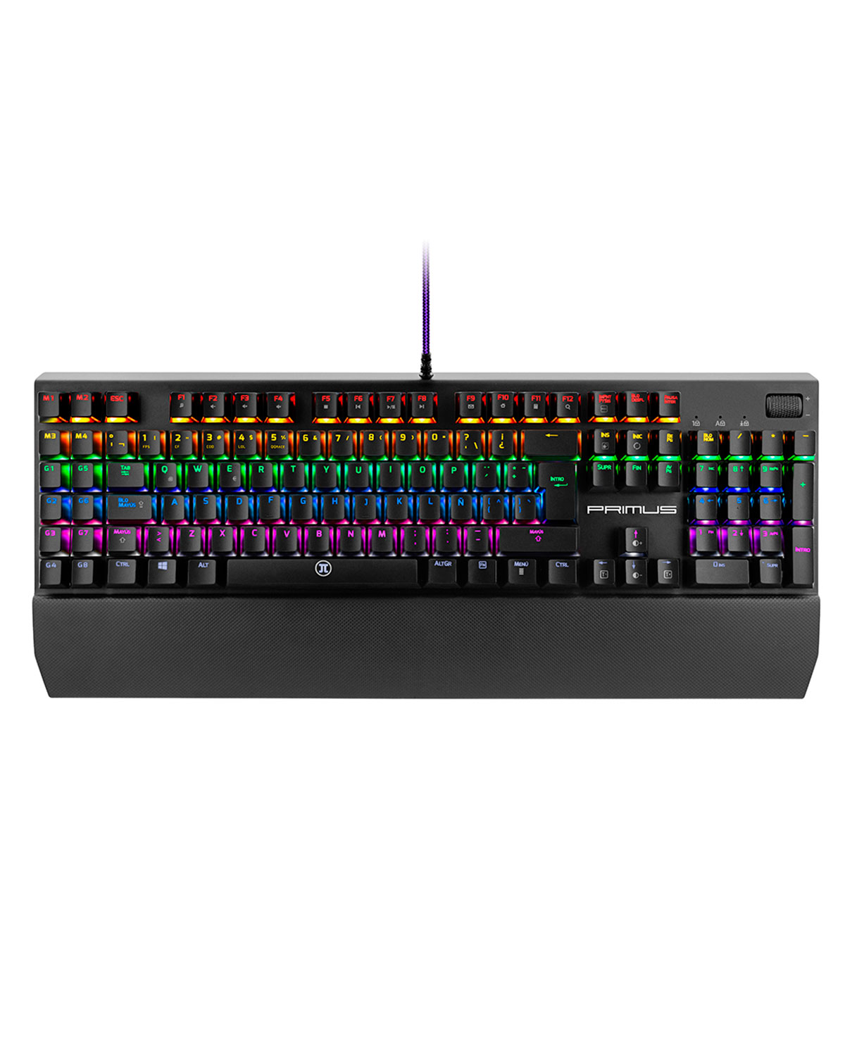 TECLADO ALAMBRICO PRIMUS GAMING BALLISTA 300P RED SWITCH