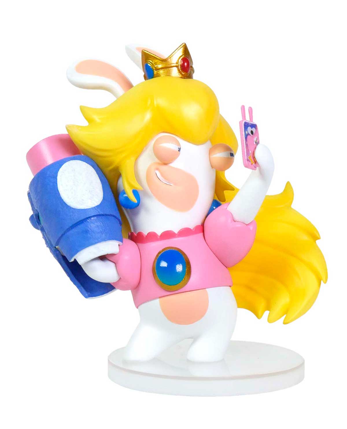 FIGURA MARIO RABBIDS KINGDOM BATTLE RABBID PEACH 7 CM