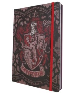 LIBRETA CON PLUMA HARRY POTTER GRYFFINDOR CREST CAFE