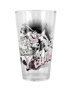 VASO DE VIDRIO SENSIBLE AL FRIO DC COMICS HEROES