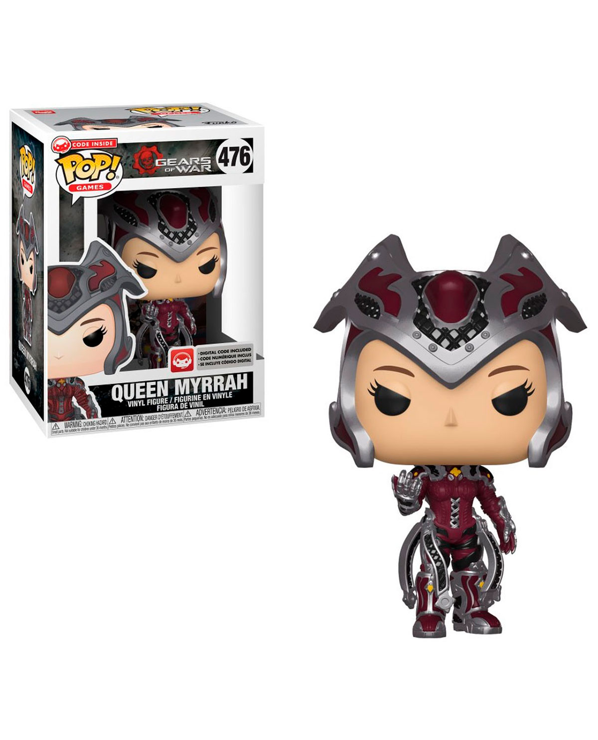 FIGURA POP GEARS OF WAR QUEEN MYRRAH - Image 2