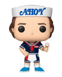 FIGURA POP STRANGER THINGS STEVE WITH HAT AND ICE CREAM