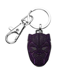 LLAVERO METALICO MARVEL BLACK PANTHER FACE