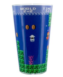 VASO DE VIDRIO SUPER MARIO ACUATICO