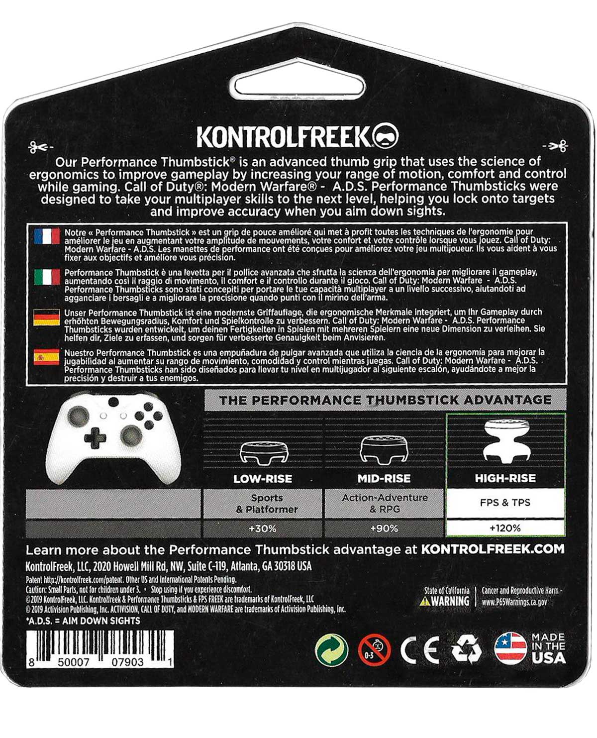 PROTECTORES DE GOMA PARA JOYSTICK CONTROL XBOX ONE CALL OF DUTY MODERN WARFARE ADS - Image 4