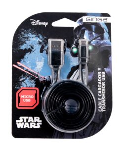 CABLE MICRO USB STAR WARS DARTH VADER