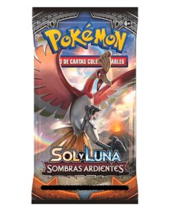 SOBRE POKEMON TRADING CARD GAME SOL Y LUNA SOMBRAS ARDIENTES ESP