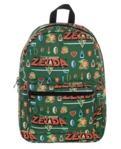 MOCHILA SUBLIMADA THE LEGEND OF ZELDA RETRO