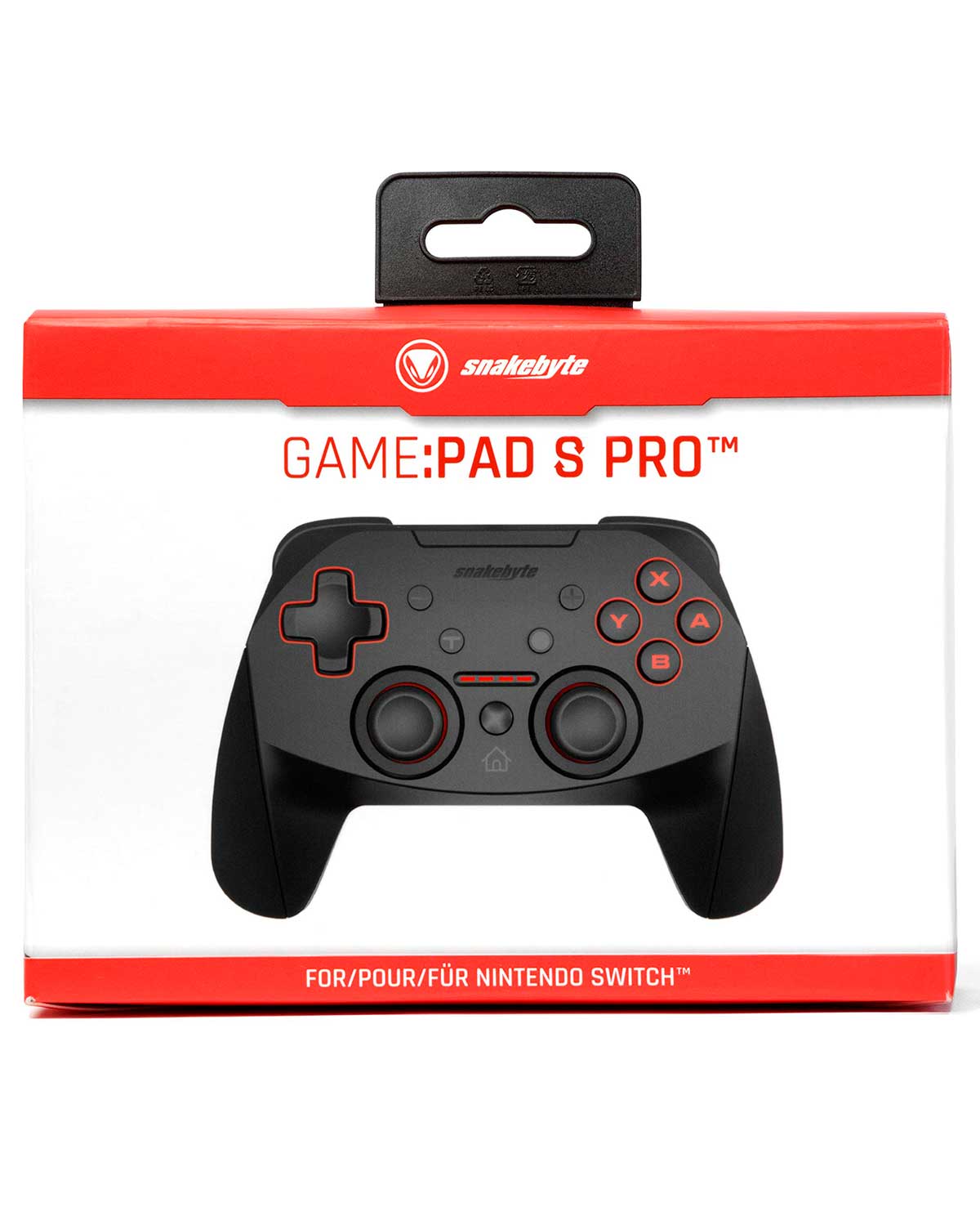 CONTROL PRO NINTENDO SWITCH INALAMBRICO SNAKEBYTE GAMEPAD S NEGRO - Image 3