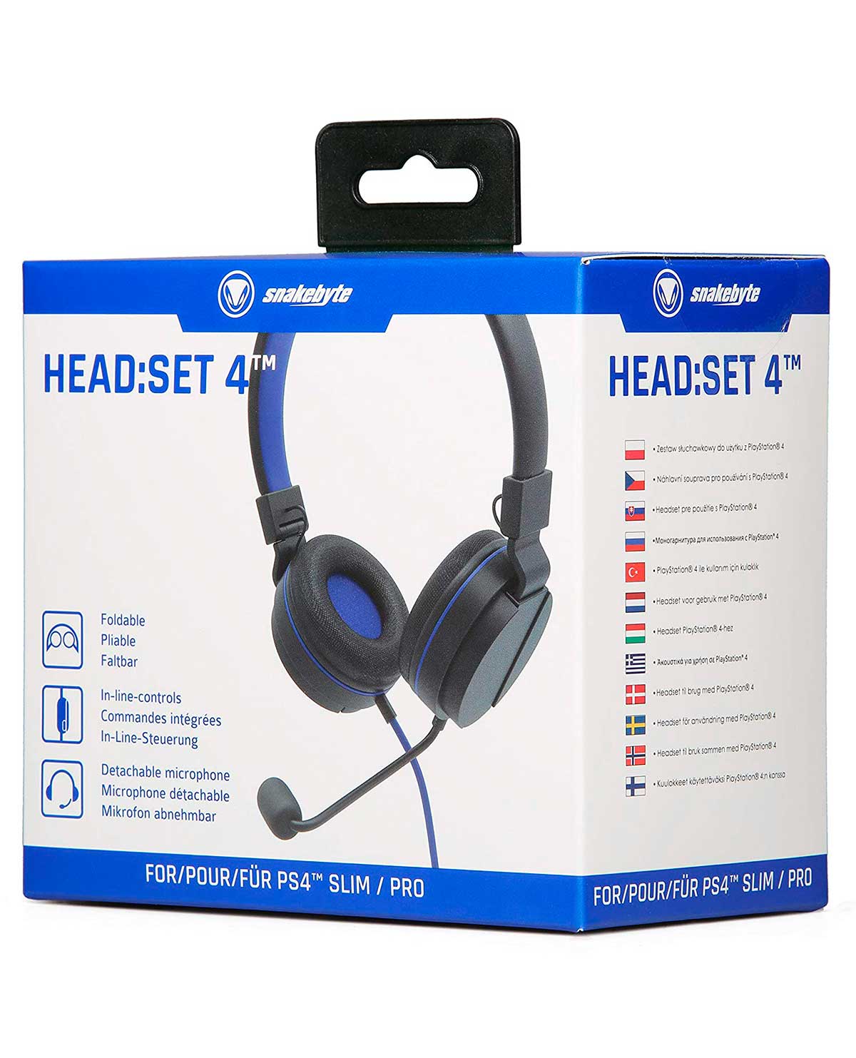 HEADSET PLAYSTATION 4 ALAMBRICO SNAKEBYTE NEGRO - Image 3